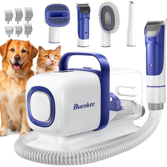 Dog Grooming Kit with Vacuum, All-In-One Pet Grooming Vacuum for Dogs and Cats, - Picture 1 of 15